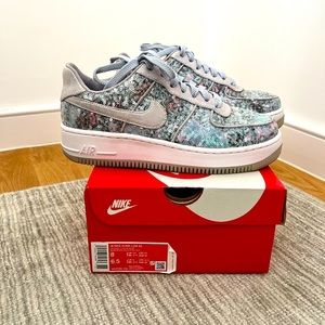 Nike AF1 Glass Slipper Sneaker 8.5